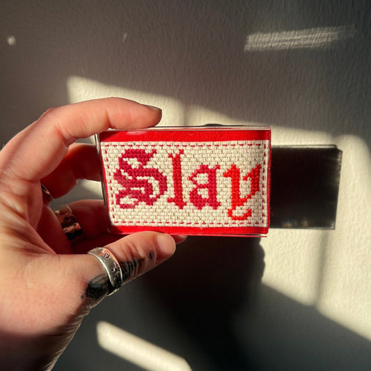 CROSS-STITCH MAGNET | Slay - Pulp & Thread