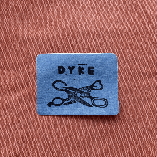 TEXTILE PATCH - Fabric + Lino | Dyke Iron - On - Pulp & Thread