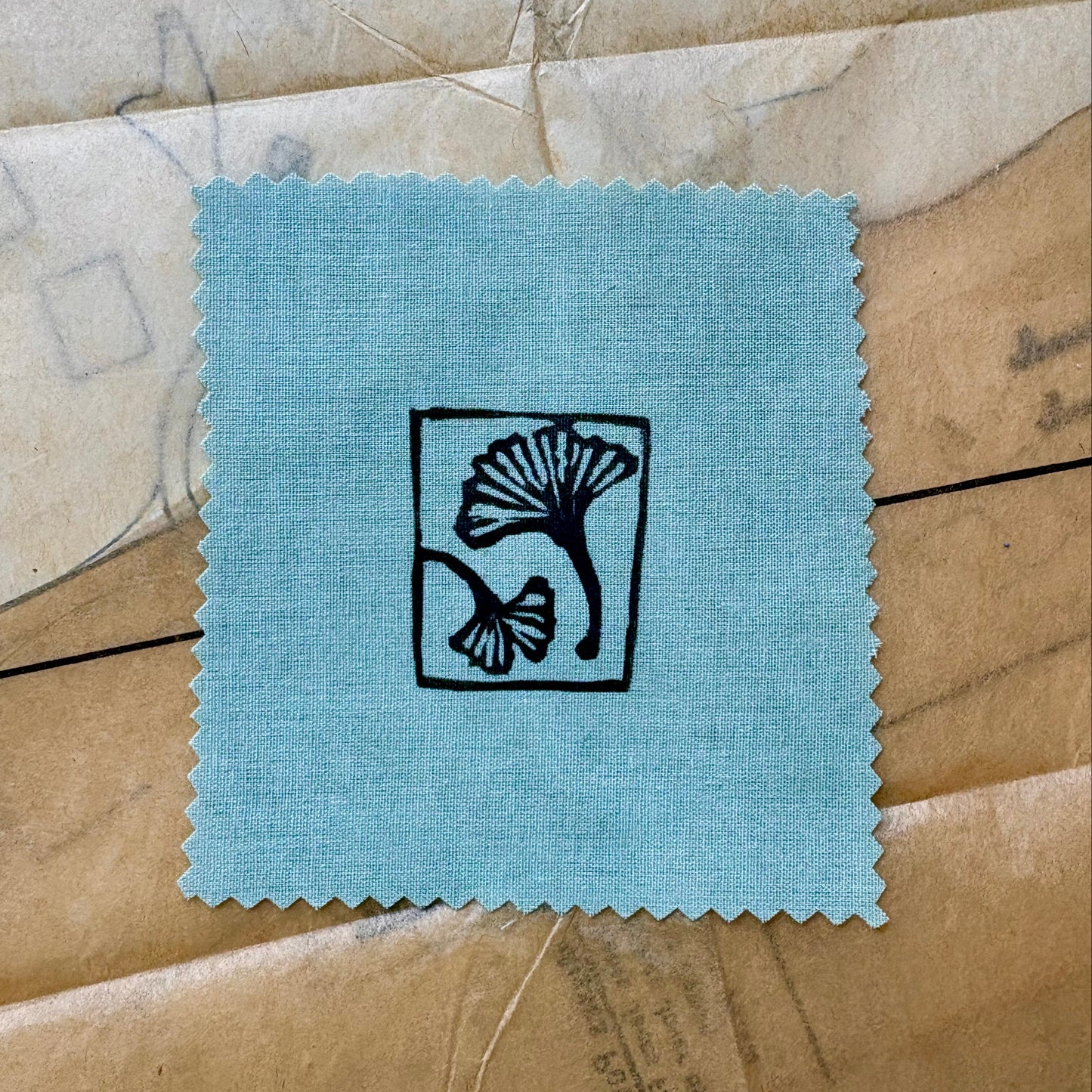 LINO PRINTED FABRIC PATCHES | Pack of 3 - Set Two