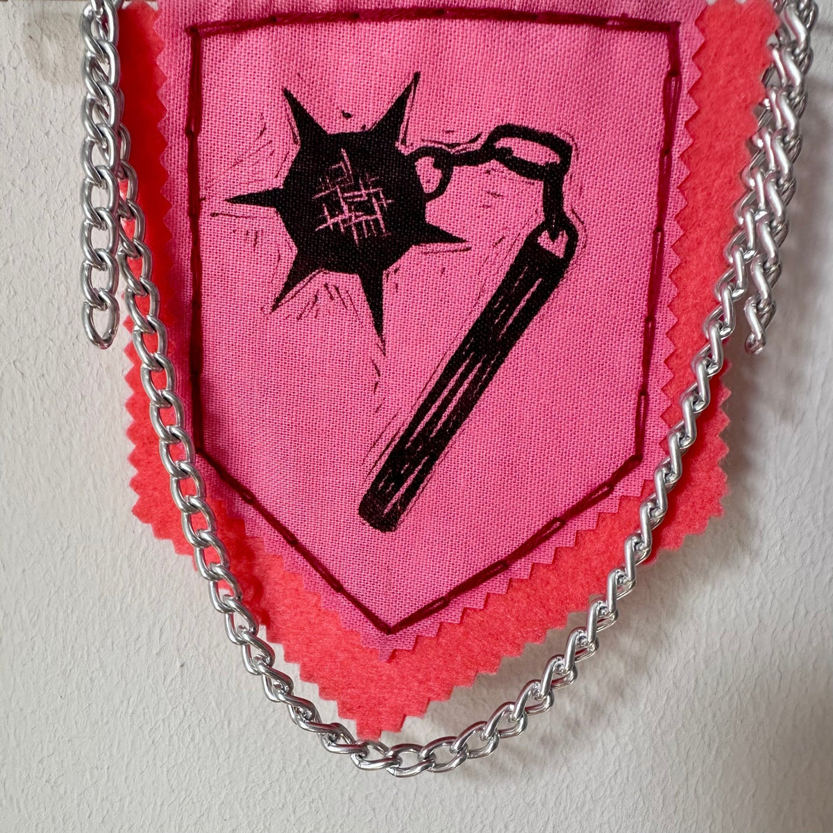 MINI PENNANT FLAG WALL HANGING | Medieval Flail - Pulp & Thread