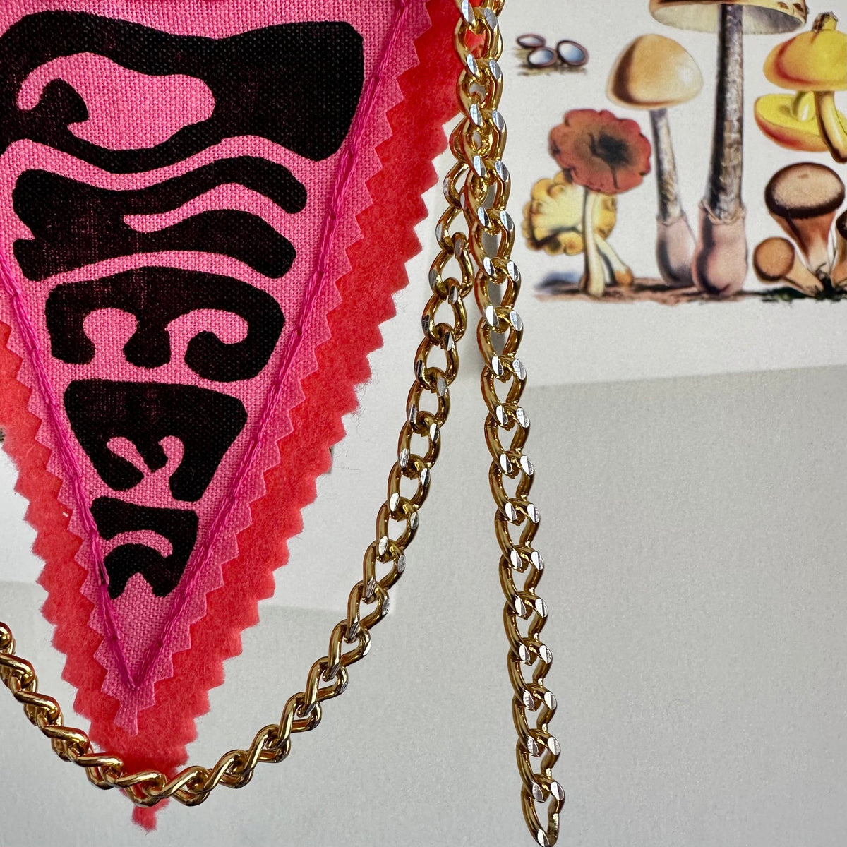 MINI PENNANT FLAG WALL HANGING | Queer Pink - Pulp & Thread