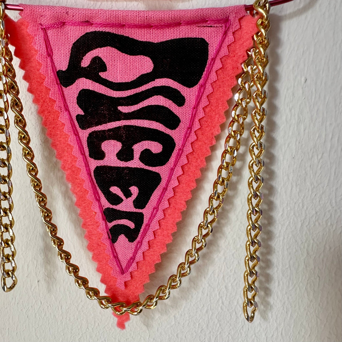 MINI PENNANT FLAG WALL HANGING | Queer Pink - Pulp & Thread