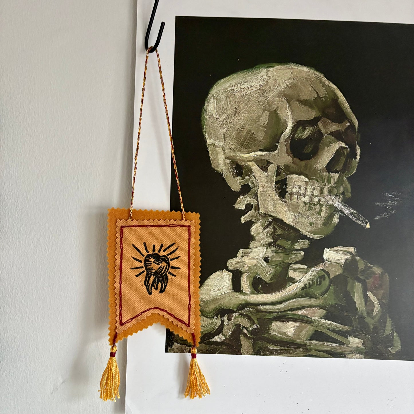 MINI PENNANT FLAG WALL HANGING | Tooth