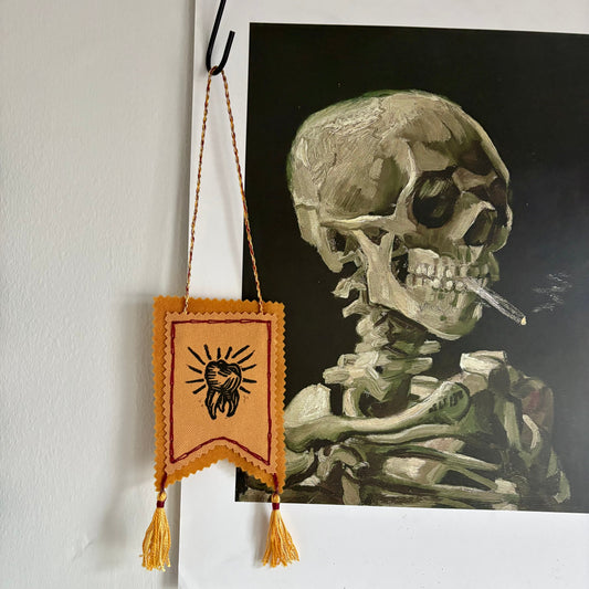 MINI PENNANT FLAG WALL HANGING | Tooth