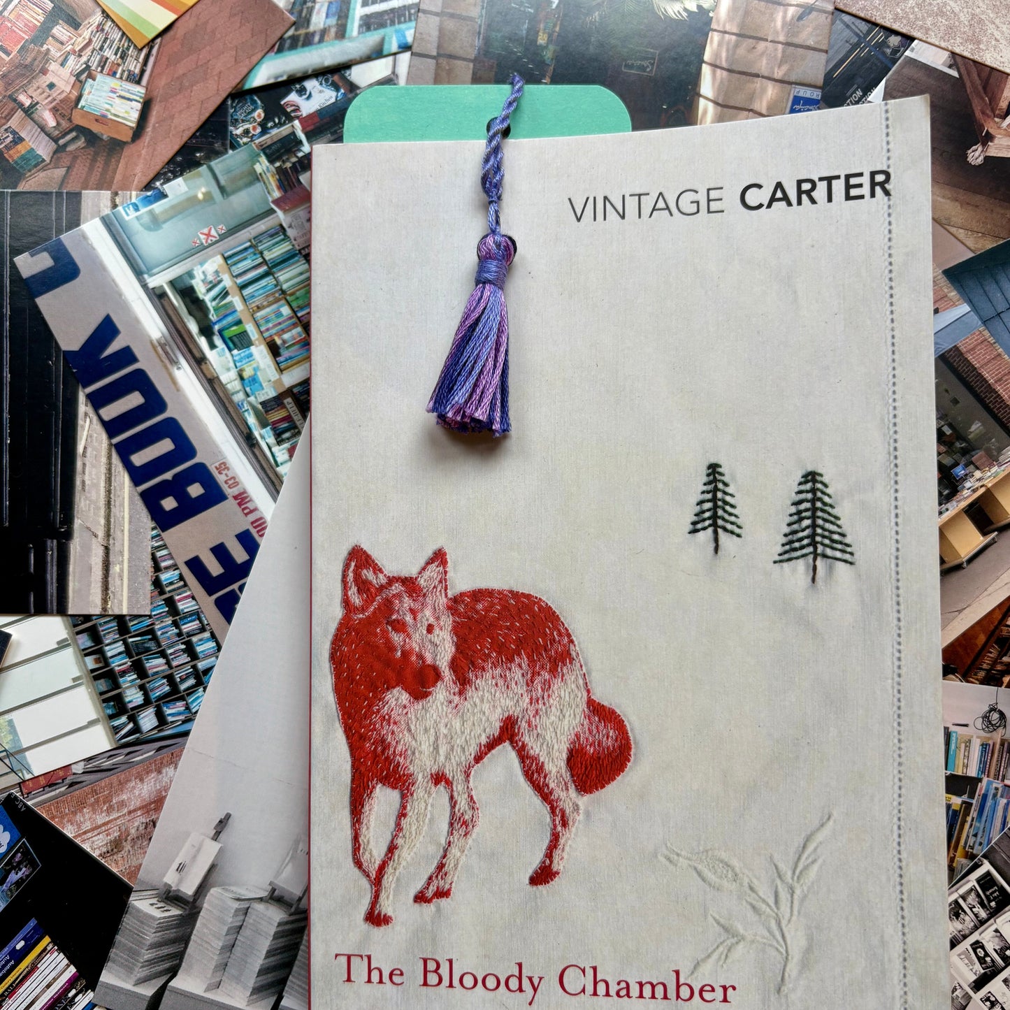 LINO PRINTED BOOKMARK | Scissoring