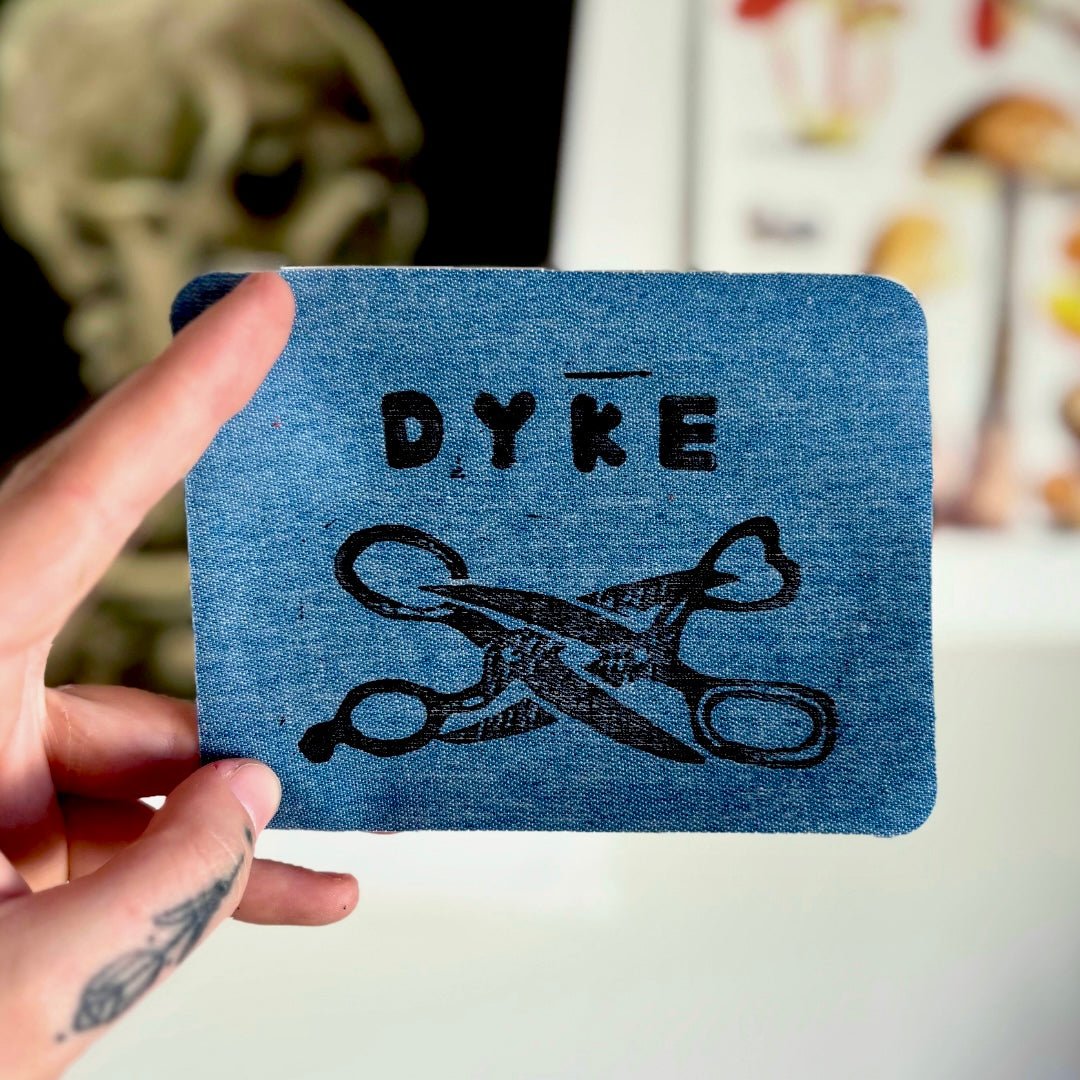 TEXTILE PATCH - Fabric + Lino | Dyke Iron - On - Pulp & Thread