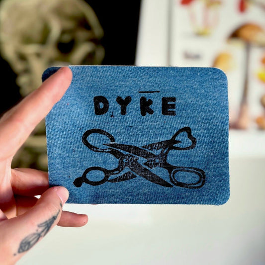 TEXTILE PATCH - Fabric + Lino | Dyke Iron - On - Pulp & Thread