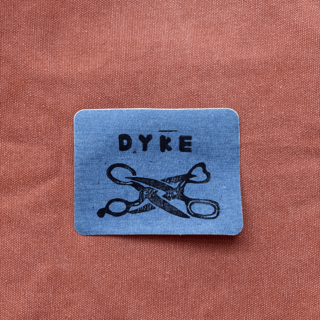 TEXTILE PATCH - Fabric + Lino | Dyke Iron - On - Pulp & Thread