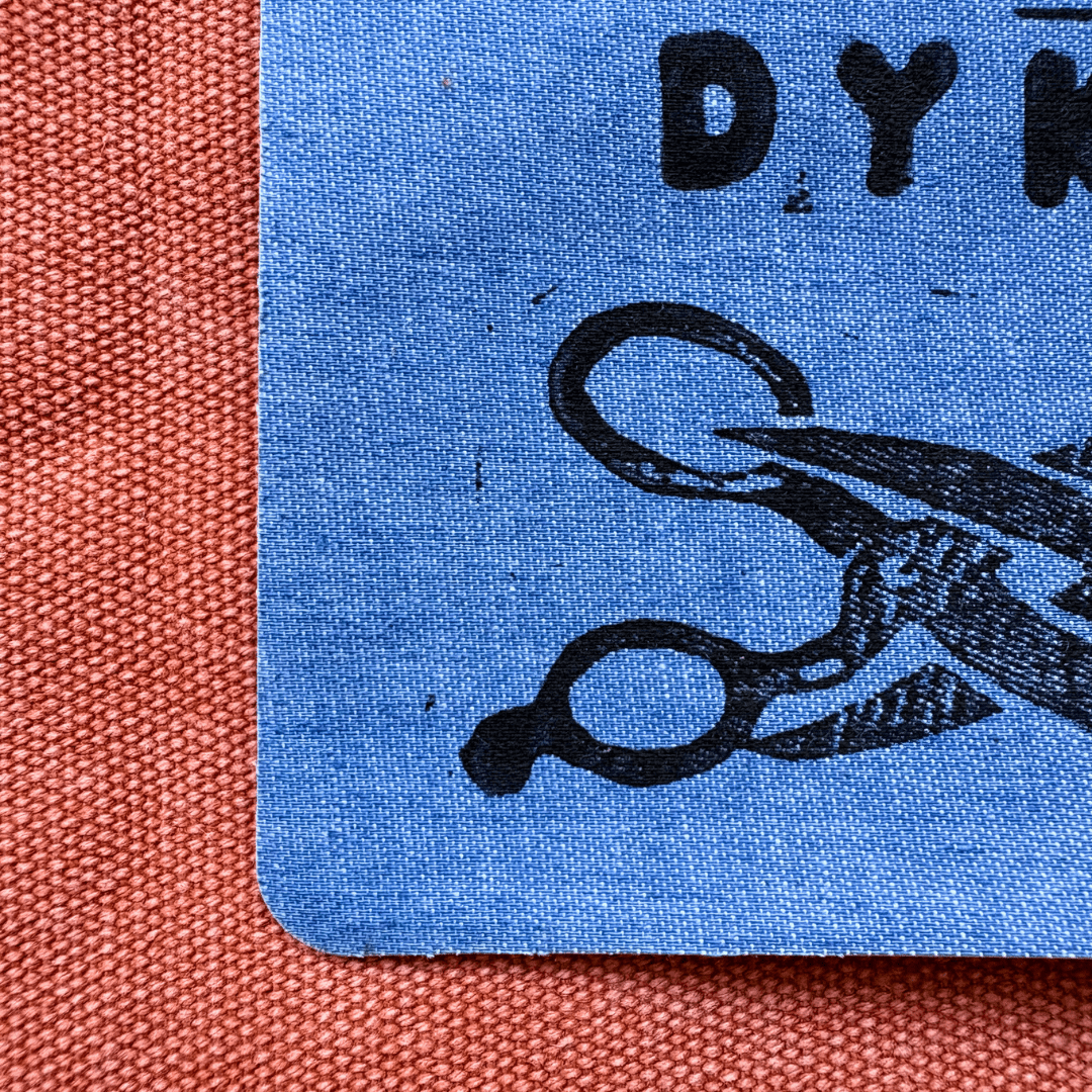 TEXTILE PATCH - Fabric + Lino | Dyke Iron - On - Pulp & Thread
