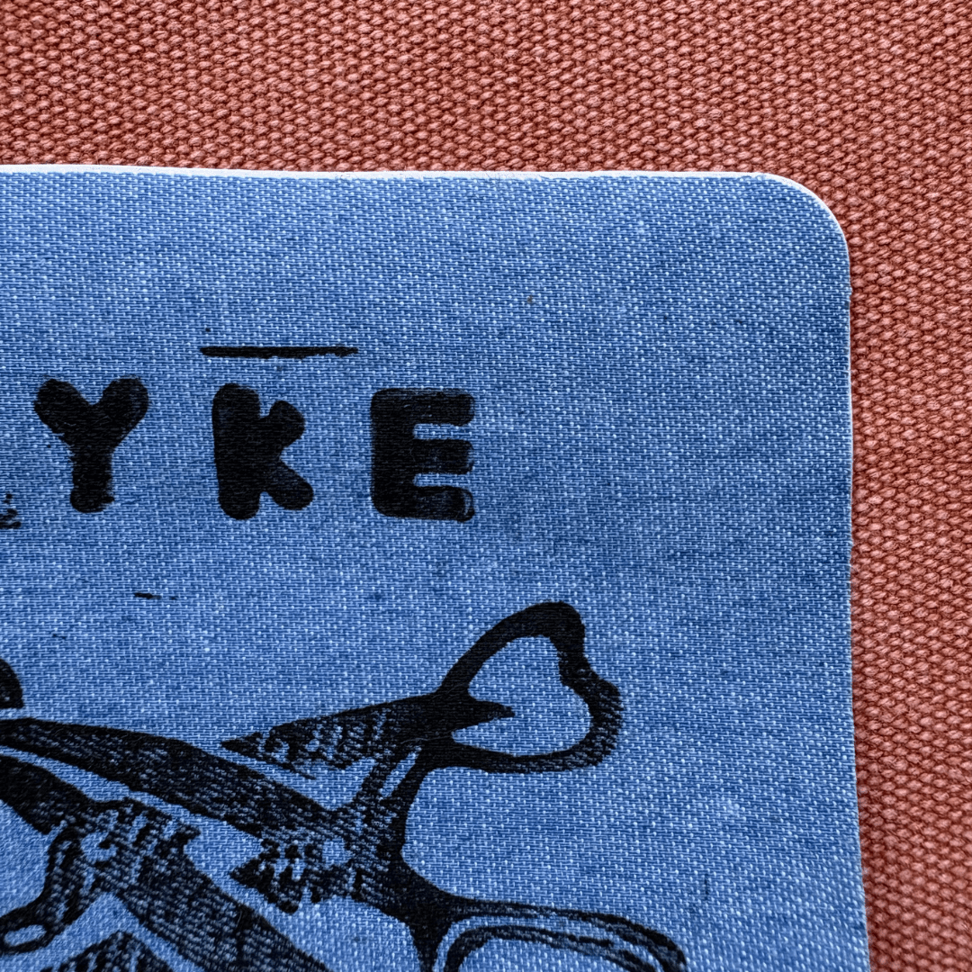 TEXTILE PATCH - Fabric + Lino | Dyke Iron - On - Pulp & Thread