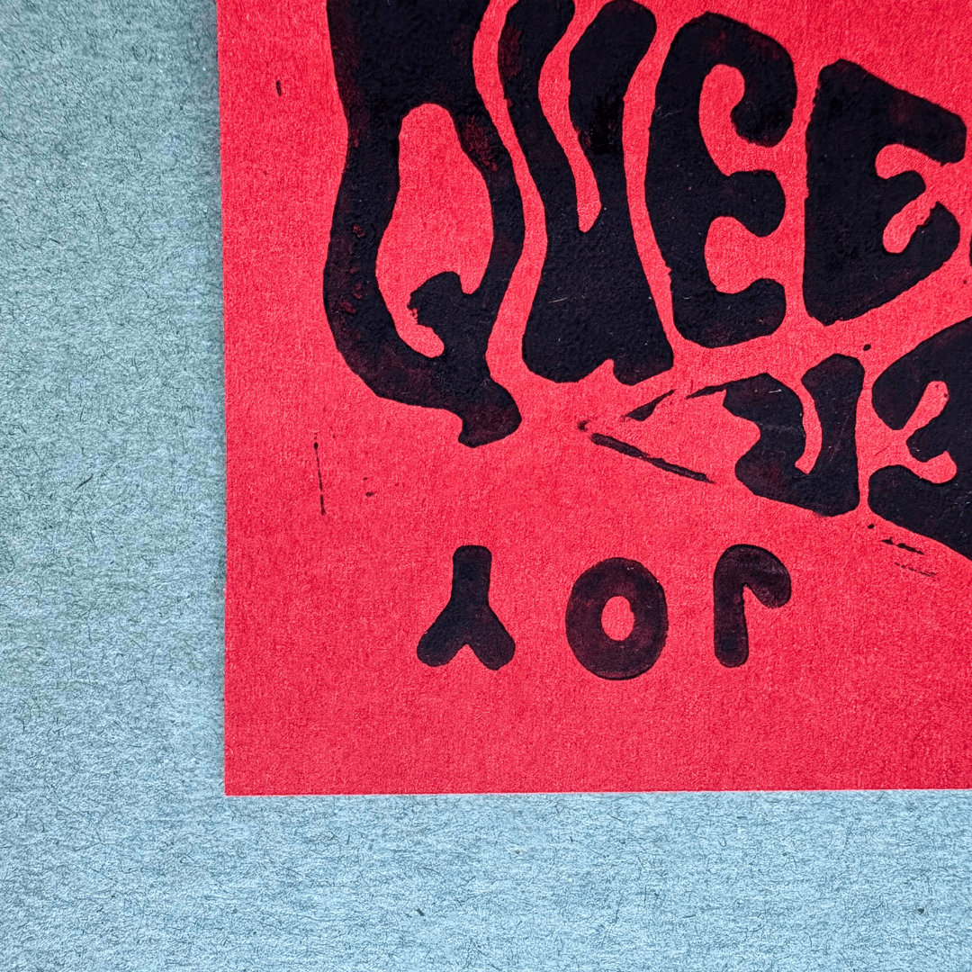 LINO PRINT - Seconds Bundle | Stay Queer - Pulp & Thread