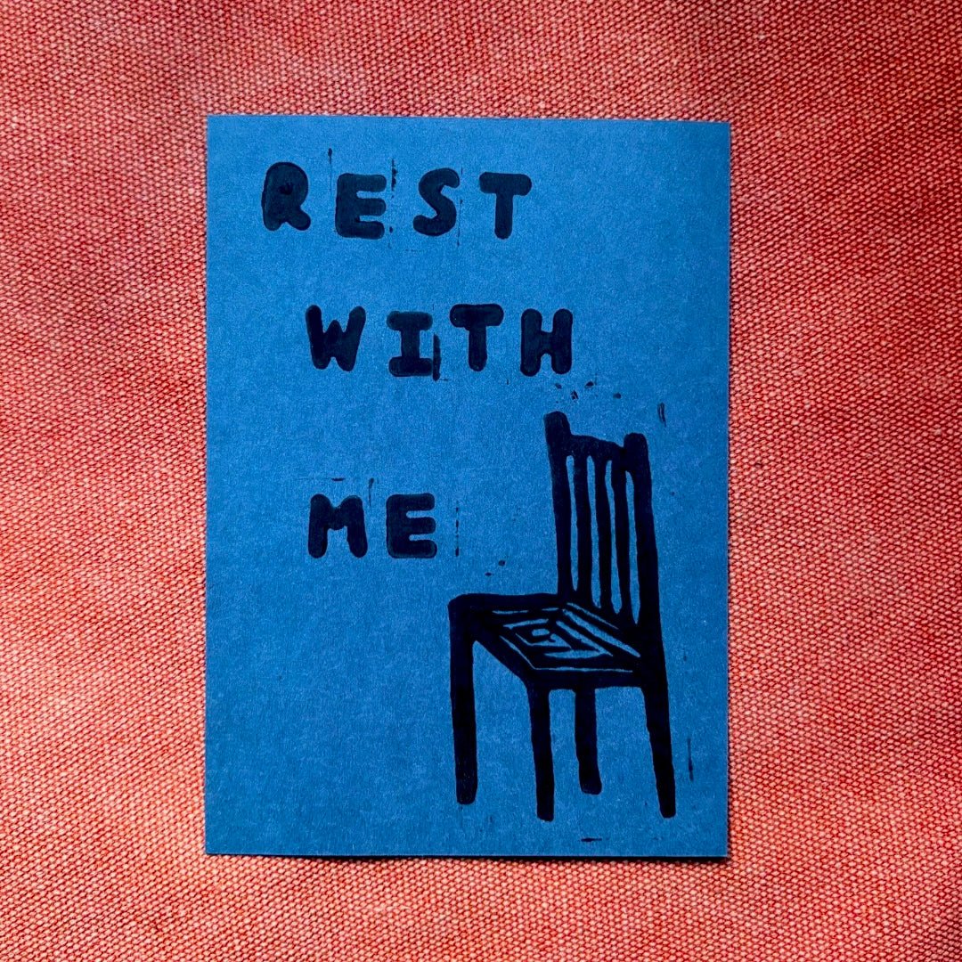 LINO PRINT - Seconds Bundle | Eat + Rest - Pulp & Thread