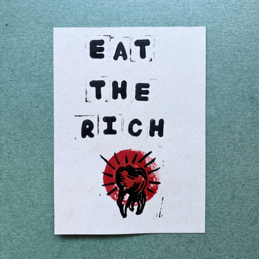 LINO PRINT - Seconds Bundle | Eat + Rest - Pulp & Thread