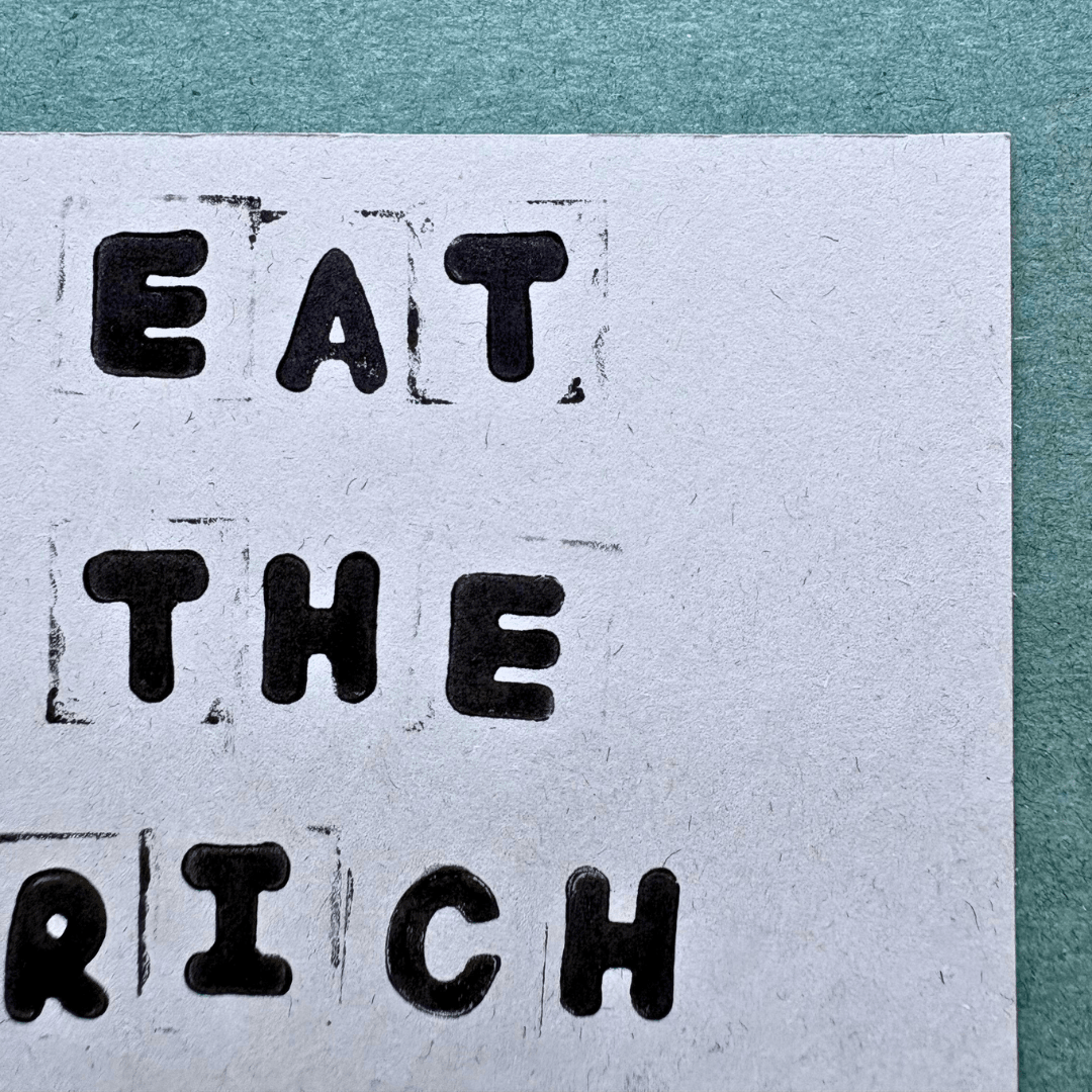 LINO PRINT - Seconds Bundle | Eat + Rest - Pulp & Thread
