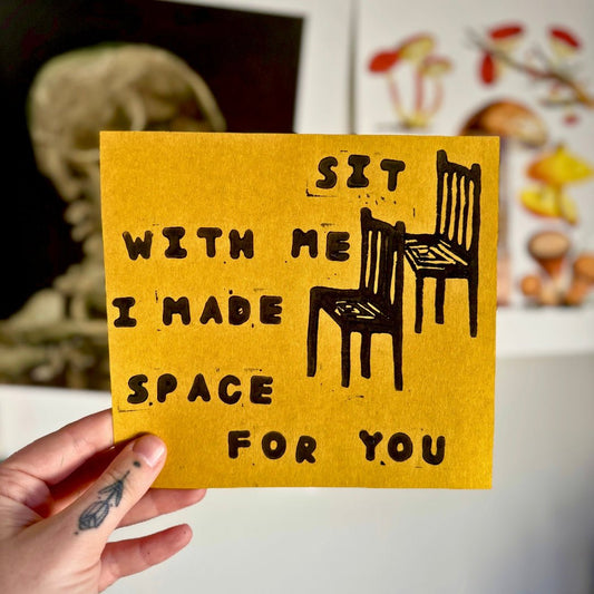LINO PRINT - Seconds Bundle | Space for Trust - Pulp & Thread