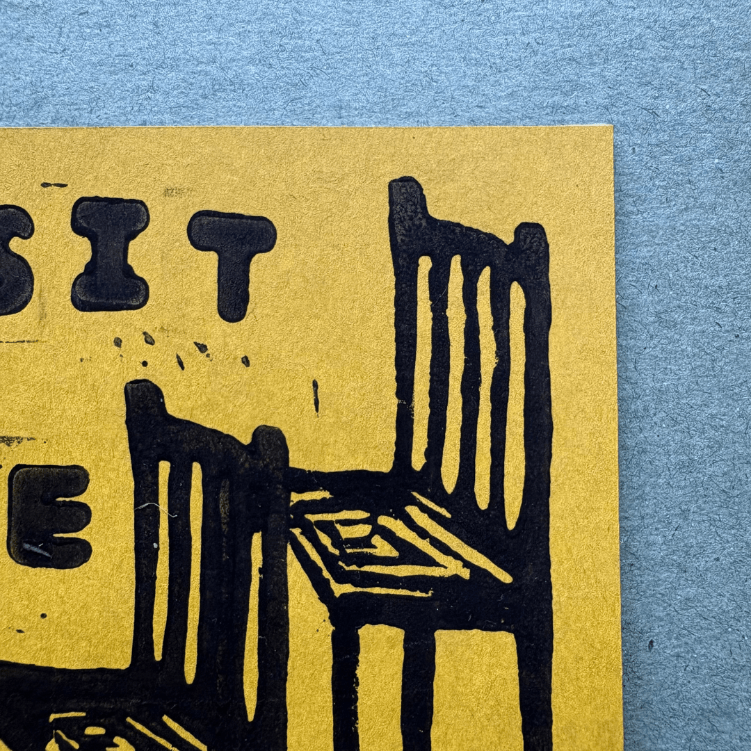 LINO PRINT - Seconds Bundle | Space for Trust - Pulp & Thread